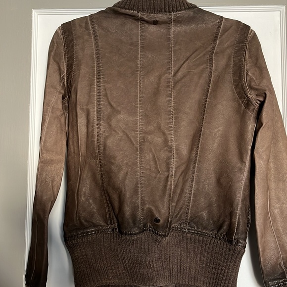 NWOT AMISU TAUPE FAUX LEATHER JACKET - Picture 11 of 16